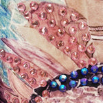 Denim Jacket Sequin Floral Appliques Embroidery Long Sleeve Outerwear-Jean Jackets-Arimonz-Arimonz