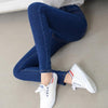 Denim Jeans Women High Waist Stretch Pencil Skinny Ankle-length Pants-Skinny Jeans-Arimonz-Blue-25-Arimonz