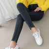 Denim Jeans Women High Waist Stretch Pencil Skinny Ankle-length Pants-Skinny Jeans-Arimonz-Dark Grey-25-Arimonz