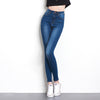 Denim Women's Jeans High Waist Stretchable Skinny Pants Trousers-Skinny Jeans-Arimonz-Arimonz