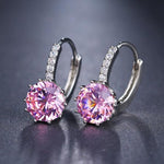 Diamond Element Stud Earrings-Earrings-Arimonz-pink-Arimonz