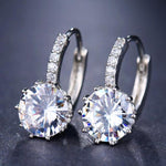 Diamond Element Stud Earrings-Earrings-Arimonz-white-Arimonz