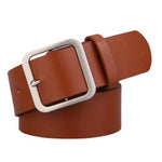 Diana Square Pin Buckle Belt-Belts-Arimonz-Brown-Arimonz