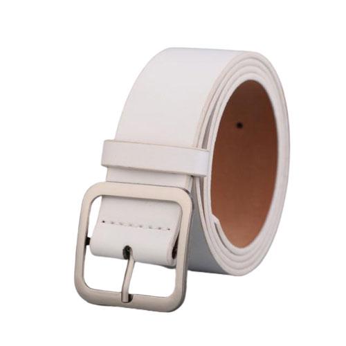 Diana Square Pin Buckle Belt-Belts-Arimonz-White-Arimonz