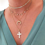 Disc Necklace for Women Simple Choker Chain Necklace Jewelry-Necklaces-Arimonz-Arimonz