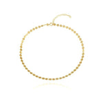 Disc Necklace for Women Simple Choker Chain Necklace Jewelry-Necklaces-Arimonz-Gold-Arimonz