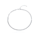 Disc Necklace for Women Simple Choker Chain Necklace Jewelry-Necklaces-Arimonz-Silver-Arimonz