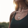 Disc Necklace for Women Simple Choker Chain Necklace Jewelry-Necklaces-Arimonz-Arimonz