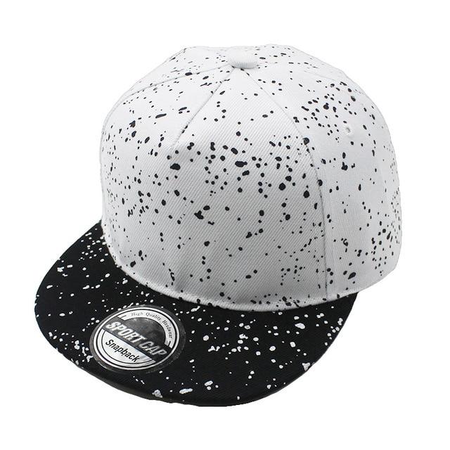 Dot Design Snapback Cap-Hats-Arimonz-White-Arimonz