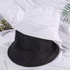 Double-faced Unisex Bucket Women Hat Outdoor Travel Cycling Caps-Bucket Hats-Arimonz-Black White-Arimonz