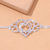 Double Heart Anklet Rhinestone Chain Jewelry Love Foot Chain Anklet-Anklets-Arimonz-Arimonz