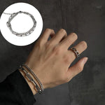 Double Layer Chain Bracelet Bangles Chain Bracelet Anklet For Women-Anklets-Arimonz-Arimonz