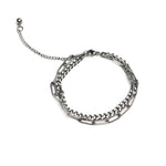 Double Layer Chain Bracelet Bangles Chain Bracelet Anklet For Women-Anklets-Arimonz-Silver-Arimonz