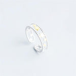 Double Layer Cute Star Ring Women Adjustable Ring-Rings-Arimonz-Arimonz