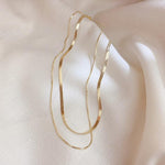 Double Layered Chains Necklace-Necklaces-Arimonz-Arimonz