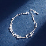 Double Layers Stars Beads Bracelet-Braceletes-Arimonz-Arimonz