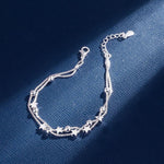 Double Layers Stars Beads Bracelet-Braceletes-Arimonz-Arimonz