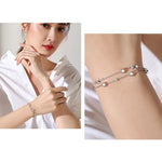 Double Layers Stars Beads Bracelet-Braceletes-Arimonz-Arimonz