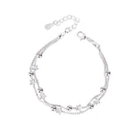 Double Layers Stars Beads Bracelet-Braceletes-Arimonz-Arimonz