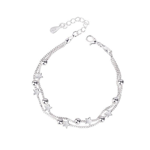 Double Layers Stars Beads Bracelet-Braceletes-Arimonz-Arimonz