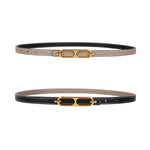 Double-sided Use Of Women's Leather Belt Decorated Fashion Jeans Belt-Belts-Arimonz-gray black-Arimonz