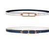 Double-sided Use Of Women's Leather Belt Decorated Fashion Jeans Belt-Belts-Arimonz-white deep blue-Arimonz