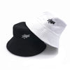 Double-sided Wear Fishing Cap Bucket Women Panama Hat-Bucket Hats-Arimonz-Arimonz