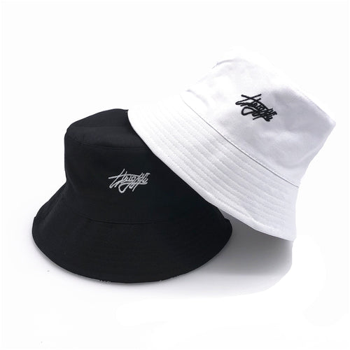 Double-sided Wear Fishing Cap Bucket Women Panama Hat-Bucket Hats-Arimonz-Arimonz