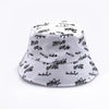 Double-sided Wear Fishing Cap Bucket Women Panama Hat-Bucket Hats-Arimonz-White-Arimonz