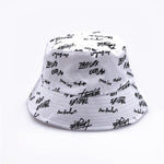 Double-sided Wear Fishing Cap Bucket Women Panama Hat-Bucket Hats-Arimonz-White-Arimonz