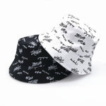 Double-sided Wear Fishing Cap Bucket Women Panama Hat-Bucket Hats-Arimonz-Arimonz