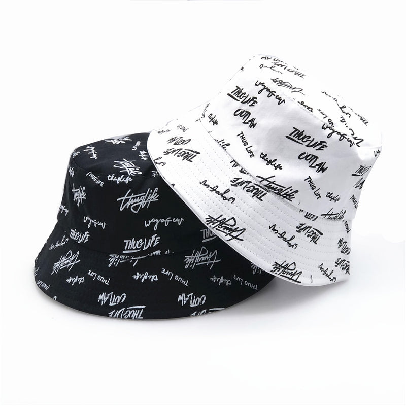 Double-sided Wear Fishing Cap Bucket Women Panama Hat-Bucket Hats-Arimonz-Arimonz
