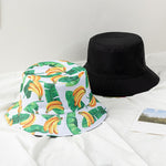 Double-sided Wear Fruit Printing Women Cap Outdoor Sun Hat Bucket Hat-Bucket Hats-Arimonz-Arimonz
