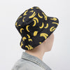 Double-sided Wear Fruit Printing Women Cap Outdoor Sun Hat Bucket Hat-Bucket Hats-Arimonz-Arimonz