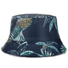 Double-sided Wear Fruit Printing Women Cap Outdoor Sun Hat Bucket Hat-Bucket Hats-Arimonz-Black Bluo Navy Blue-Arimonz