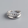 Double Tidal Twist Adjustable Ring Adjustable Round Rings Women-Rings-Arimonz-Arimonz