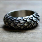 Dragon Scale Engagement Ring Metal Ring Trendy Rings For Women-Rings-Arimonz-Arimonz