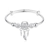Dreamcatcher Tassel Feather Charm Bracelet-Braceletes-Arimonz-Arimonz
