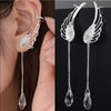 Earrings - Angel Wing Drop Earrings Drop Dangle Ear Stud For Women