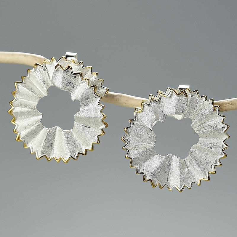 Earrings - Creative Pencil Shavings Design Stud Earrings For Women Fine Jewelry