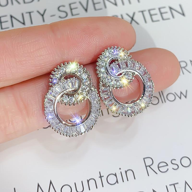 Earrings - Dazzling Stud Earring Fashion Jewelry Women Earrings