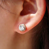 Earrings - Sparkly Stud Earrings For Women Romantic Elegant Female Daily Earrings