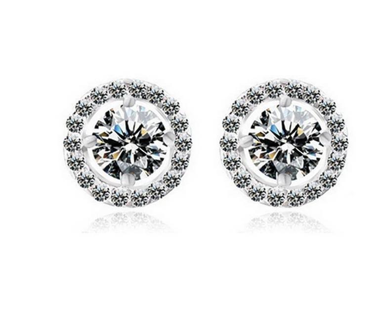 Earrings - Zircon Stud Earrings