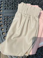 Elastic High Waist Shorts Women Loose Runner Shorts Summer Shorts-Shorts-Arimonz-Cream-S-Arimonz