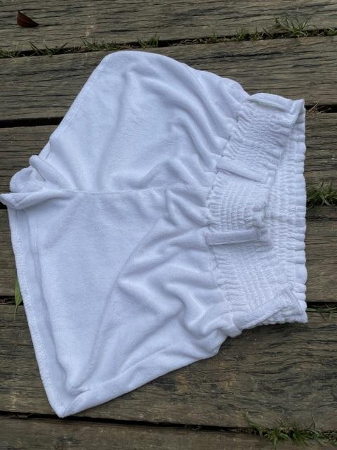 Elastic High Waist Shorts Women Loose Runner Shorts Summer Shorts-Shorts-Arimonz-Towelling Shorts-S-Arimonz