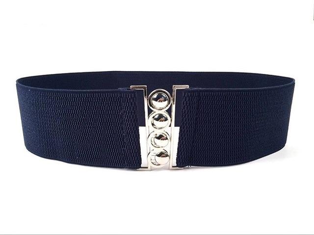 Elastic Lace Belt-Belts-Arimonz-navy blue-Arimonz