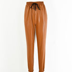 Elastic Leather Pants-Pants-Arimonz-Arimonz