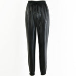 Elastic Leather Pants-Pants-Arimonz-Arimonz