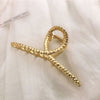 Elegant Gold Silver Hollow Geometric Metal Claw Vintage Hair Clip-Hair Accessories-Arimonz-Arimonz