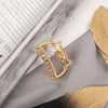 Elegant Gold Silver Hollow Geometric Metal Claw Vintage Hair Clip-Hair Accessories-Arimonz-20-Arimonz